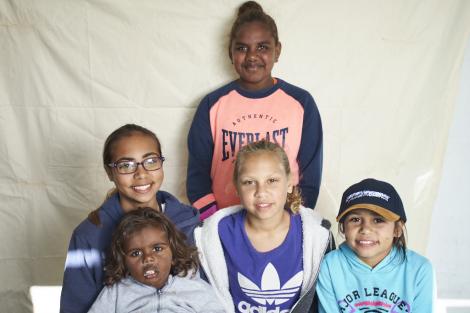 Potrait of Kaidense, Patsy, Christopher, Synarah and Geneva